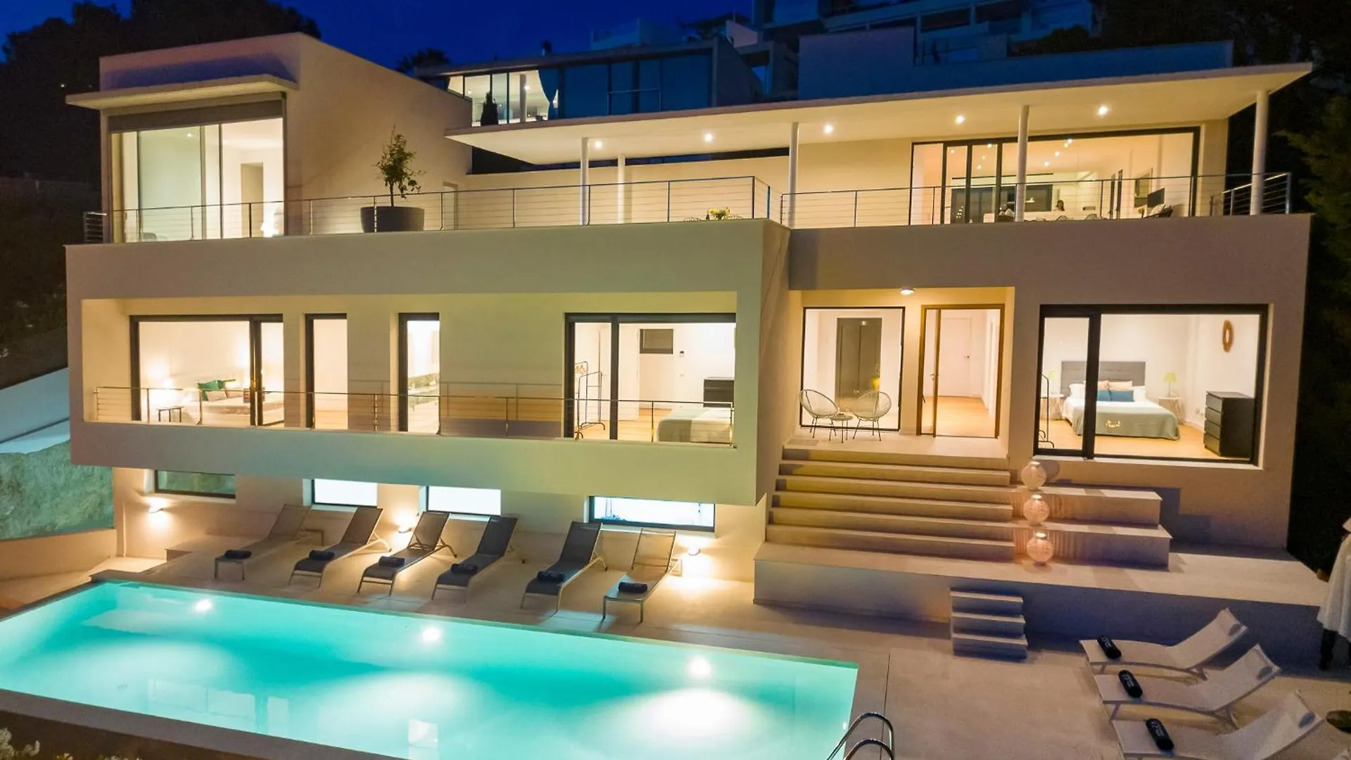 Villa In Ibiza Town Sleeps 10 - Villa Vue 塔拉曼卡